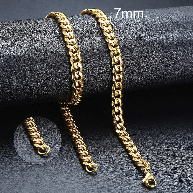 Cuban Link Chain (multiple variants) Boujee Stones