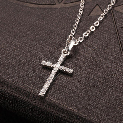 Cross necklace Boujee Stones