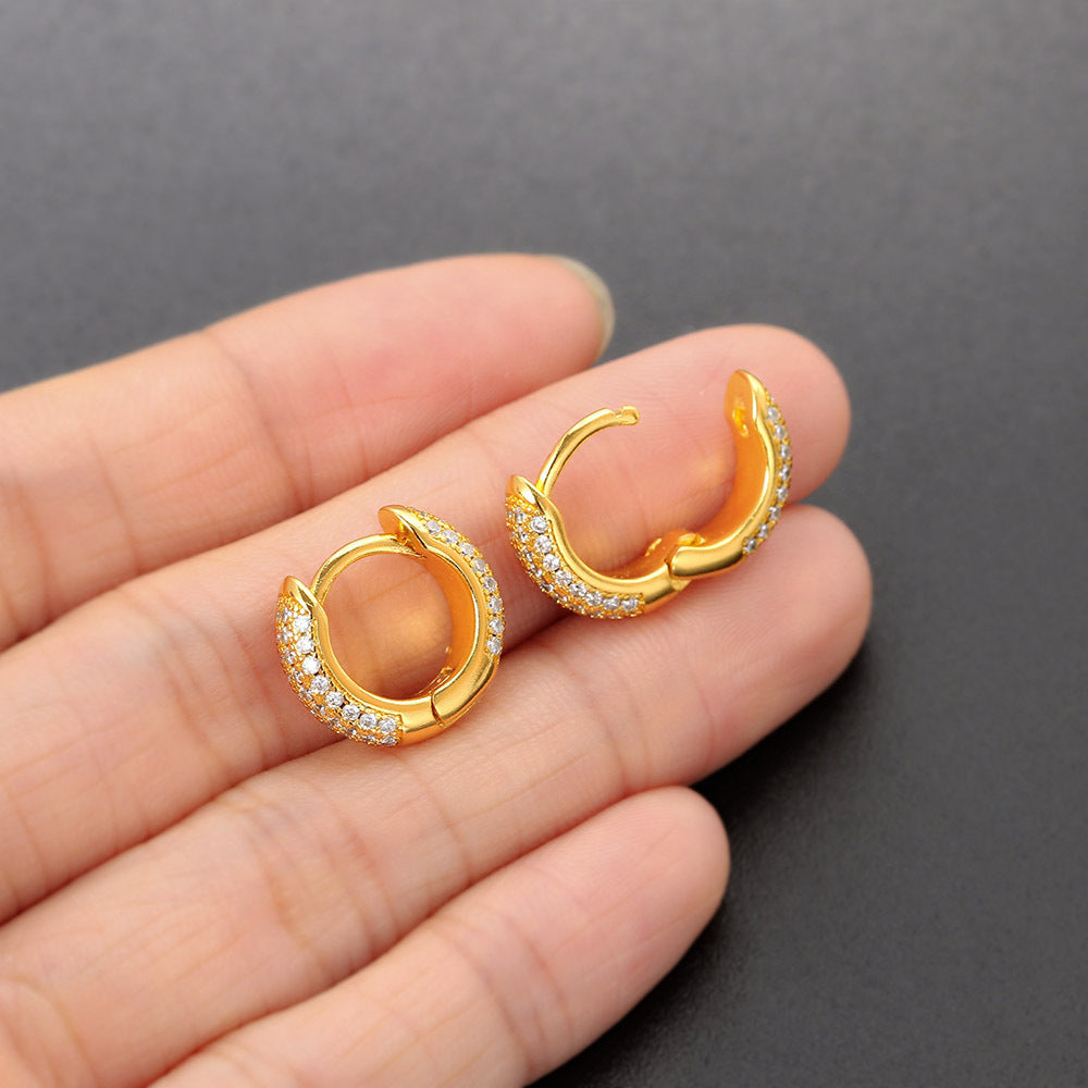 gemstone encrusted earrings Boujee Stones